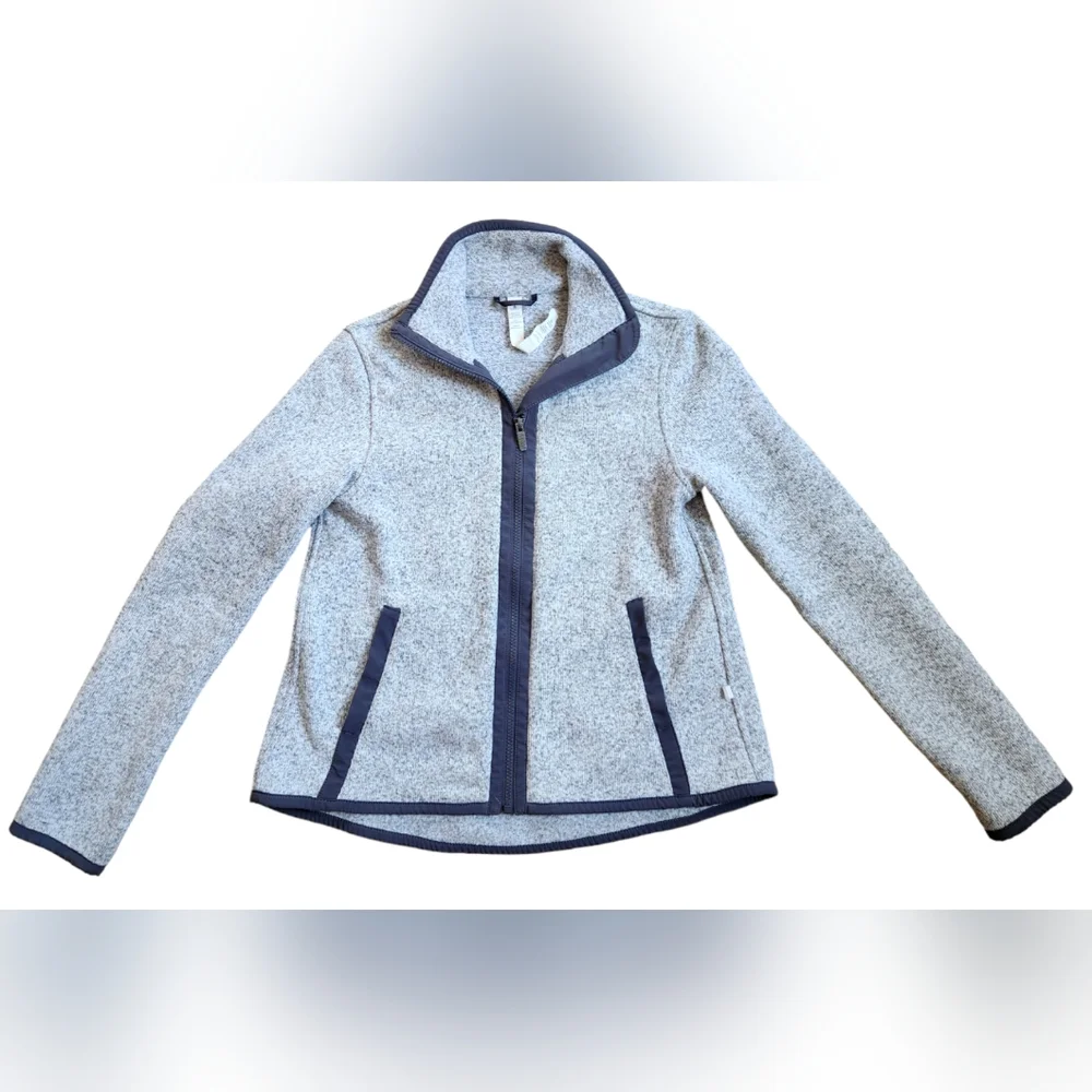 Lululemon Gray "It’s Fleecing Cold" Fleece Zip Up Jacket Warm Cozy Womens Size 2 - Picture 3 of 11